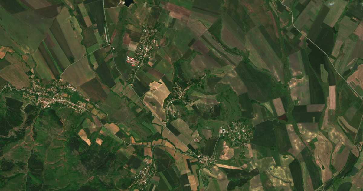 Mapa por satélite de Sopica