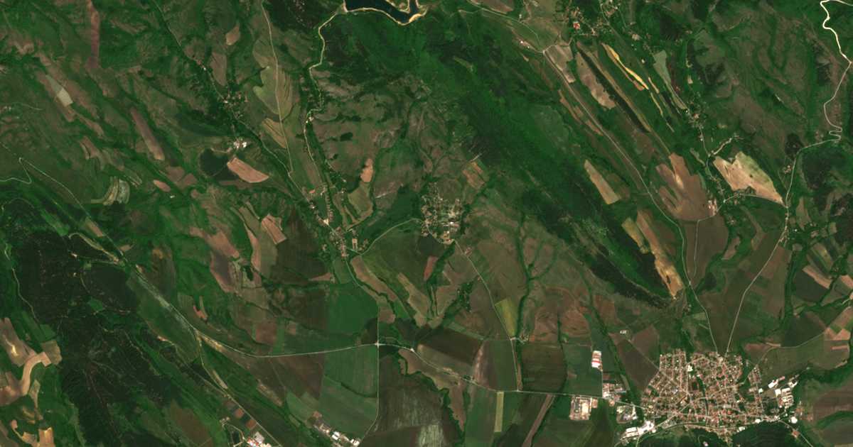 Mapa por satélite de Vidrica