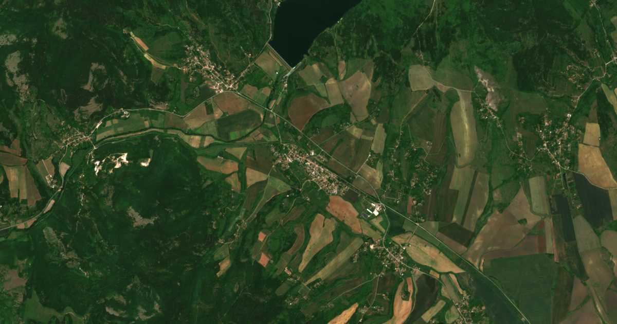 Mapa por satélite de Kalište