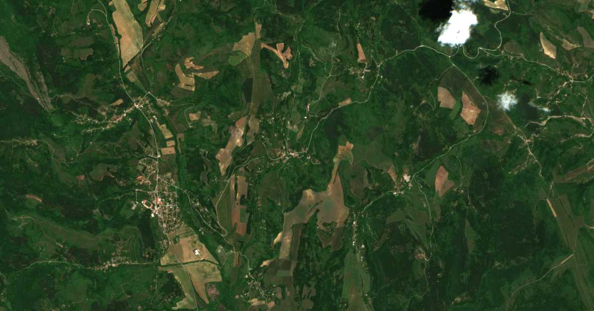 Mapa por satélite de Kosača