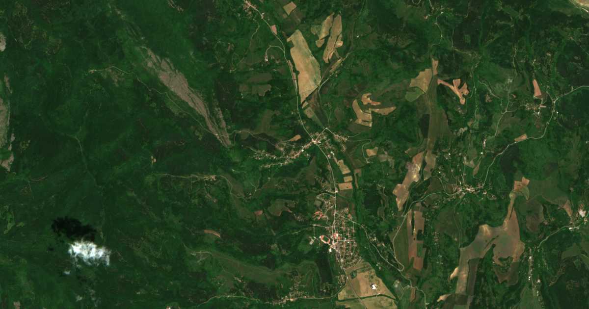 Mapa por satélite de Sirištnik