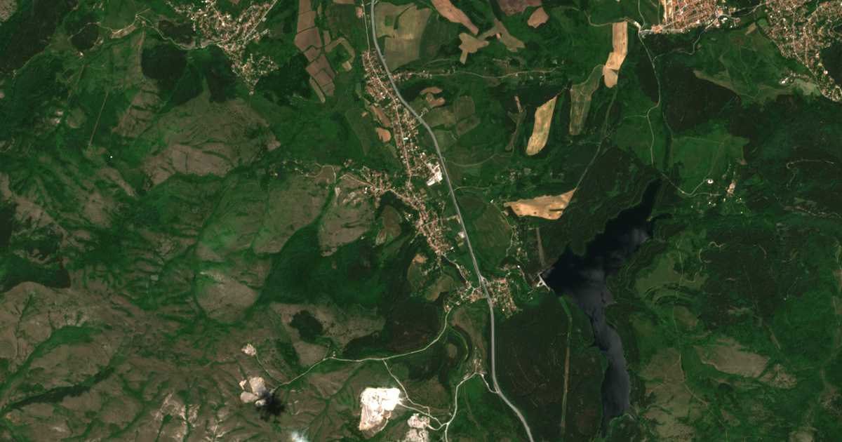 Mapa por satélite de Studena