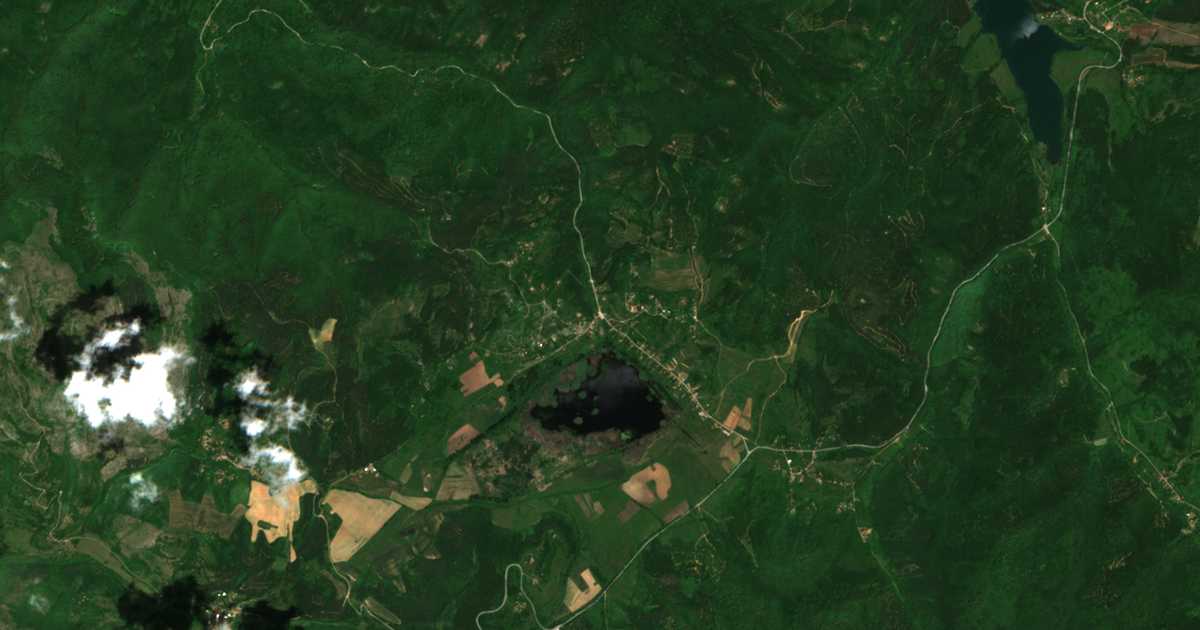 Mapa por satélite de Bajkalsko