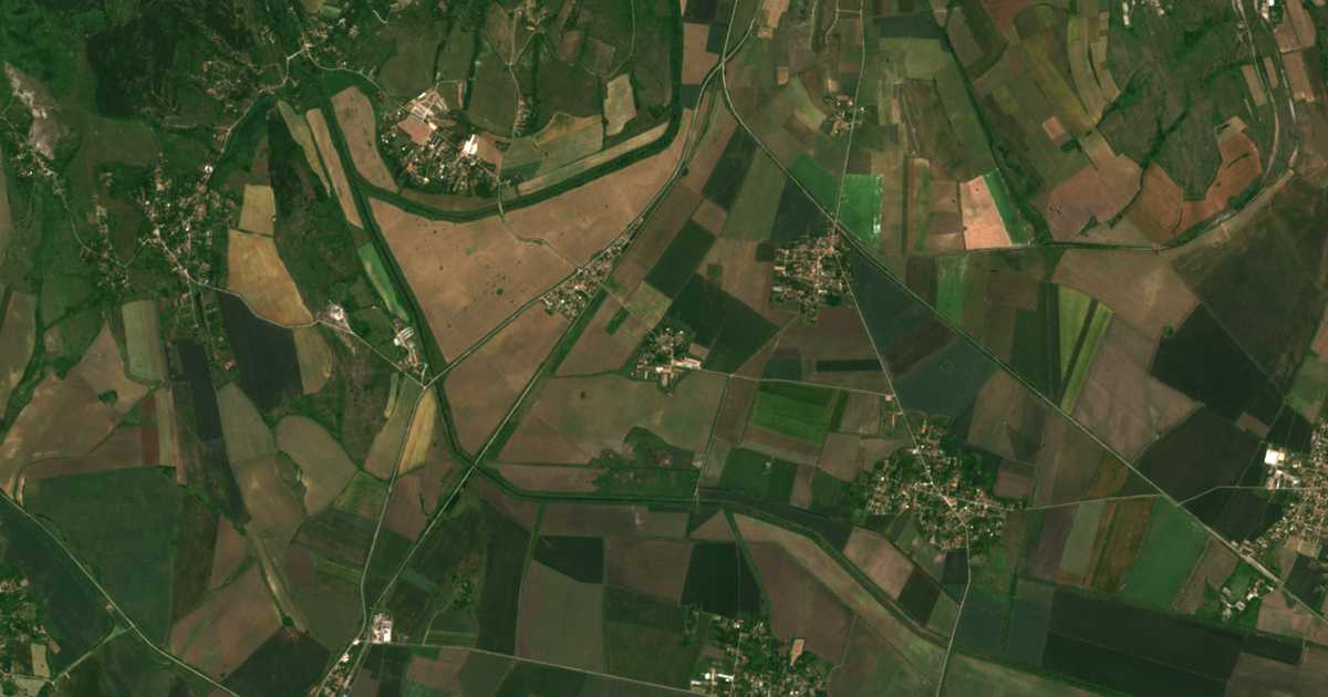 Mapa por satélite de Belanica