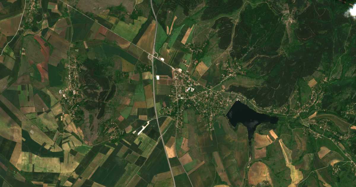 Mapa por satélite de Dolna Dikanja