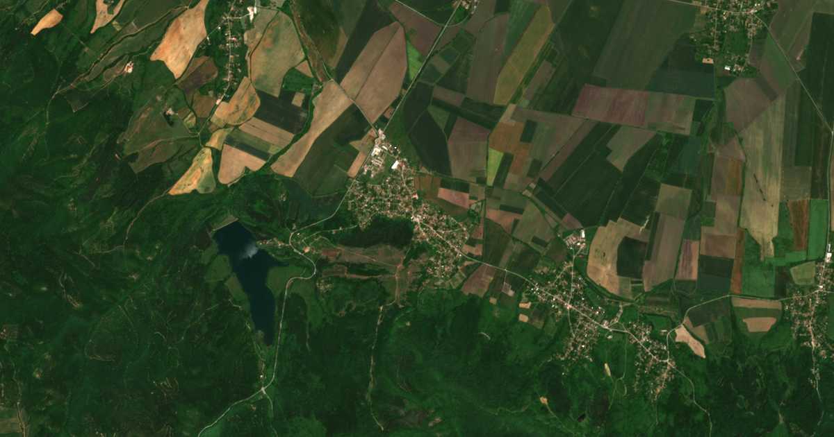 Mapa por satélite de Izvor