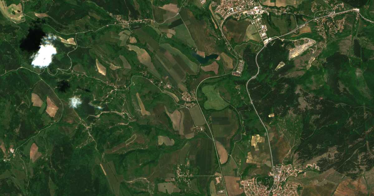 Mapa por satélite de Kopanica