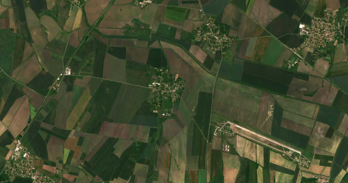 Mapa por satélite de Negovanci
