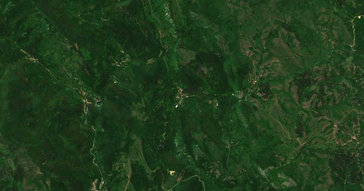 Mapa por satélite de Bankja
