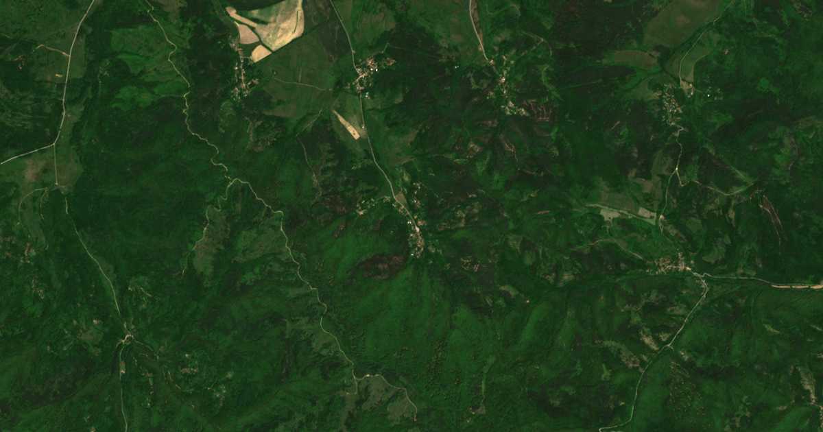 Mapa por satélite de Bohova
