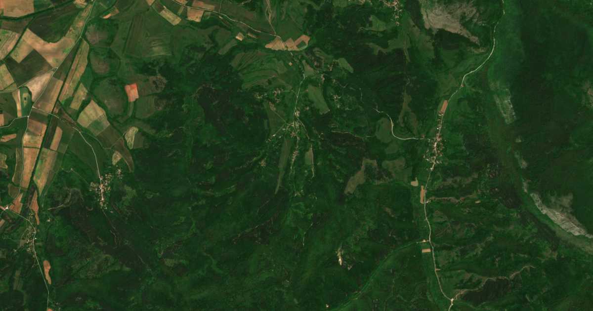 Mapa por satélite de Glogovica