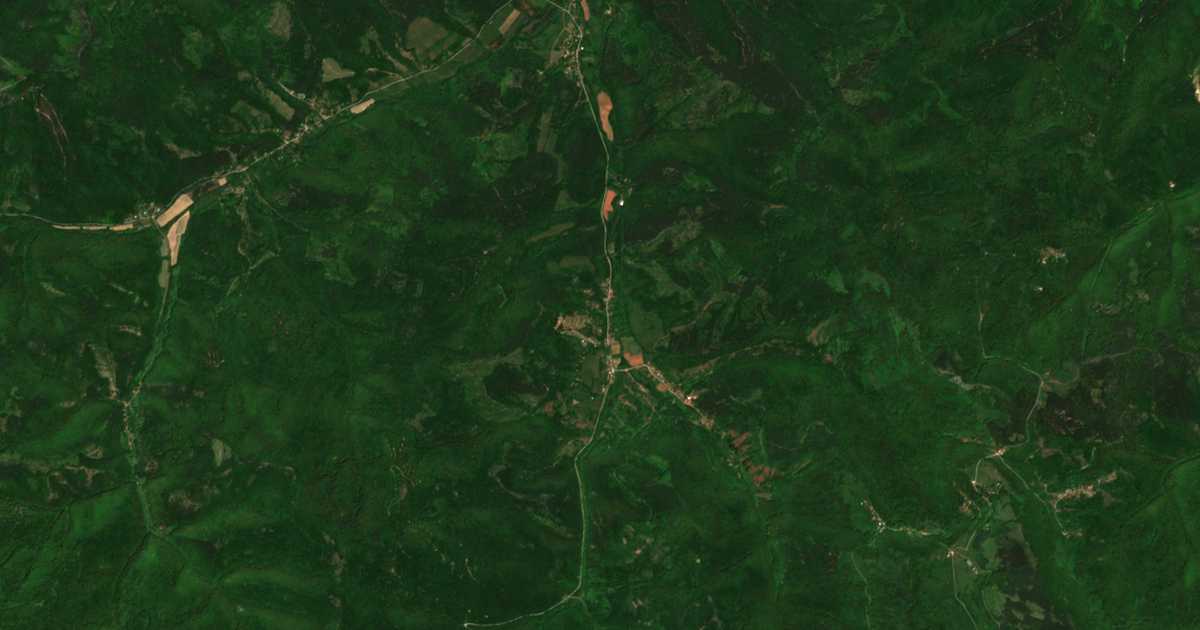 Mapa por satélite de Mramor