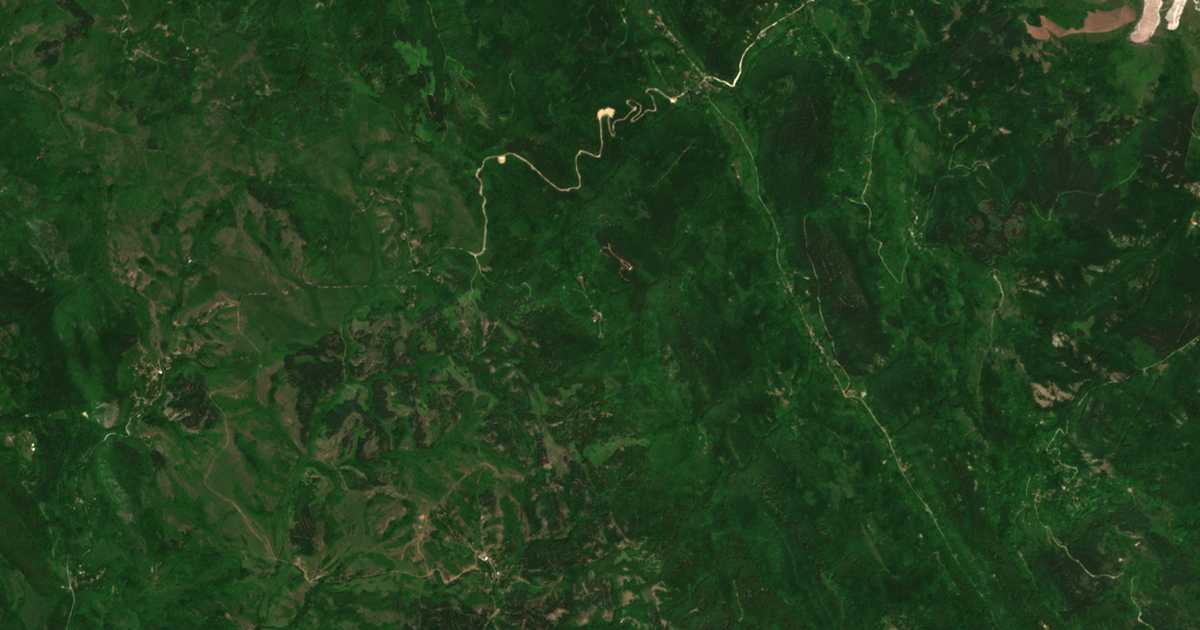 Mapa por satélite de Prodanča