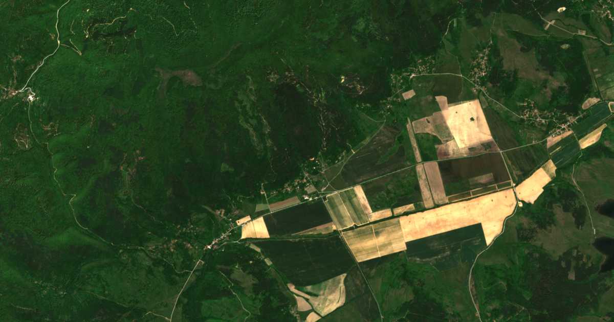 Mapa por satélite de Slišovci