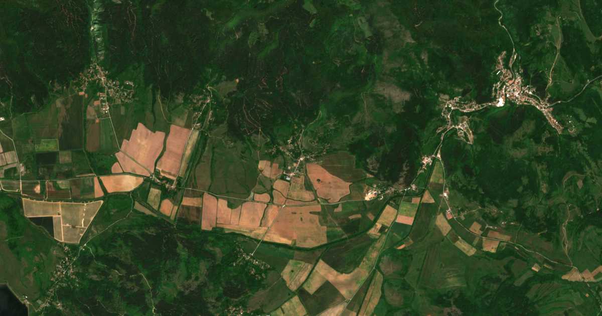 Mapa por satélite de Turokovci