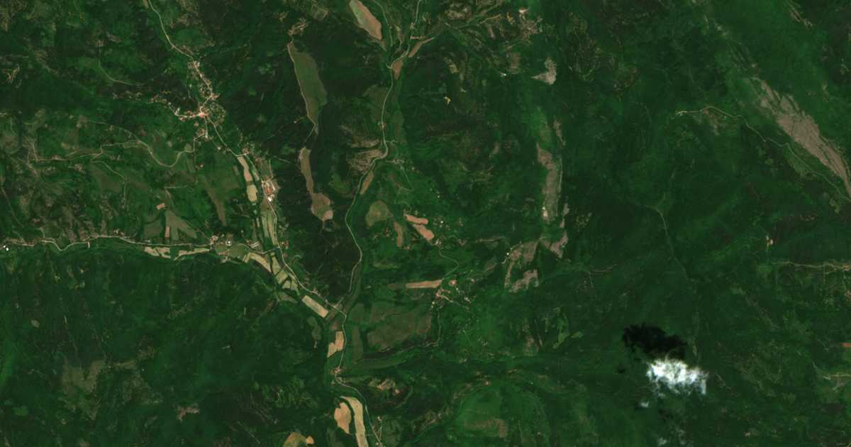 Mapa por satélite de Dolna Vrabča