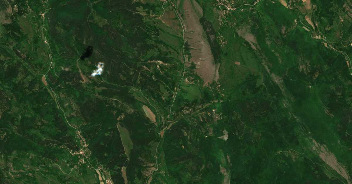 Mapa por satélite de Gorna Vrabča