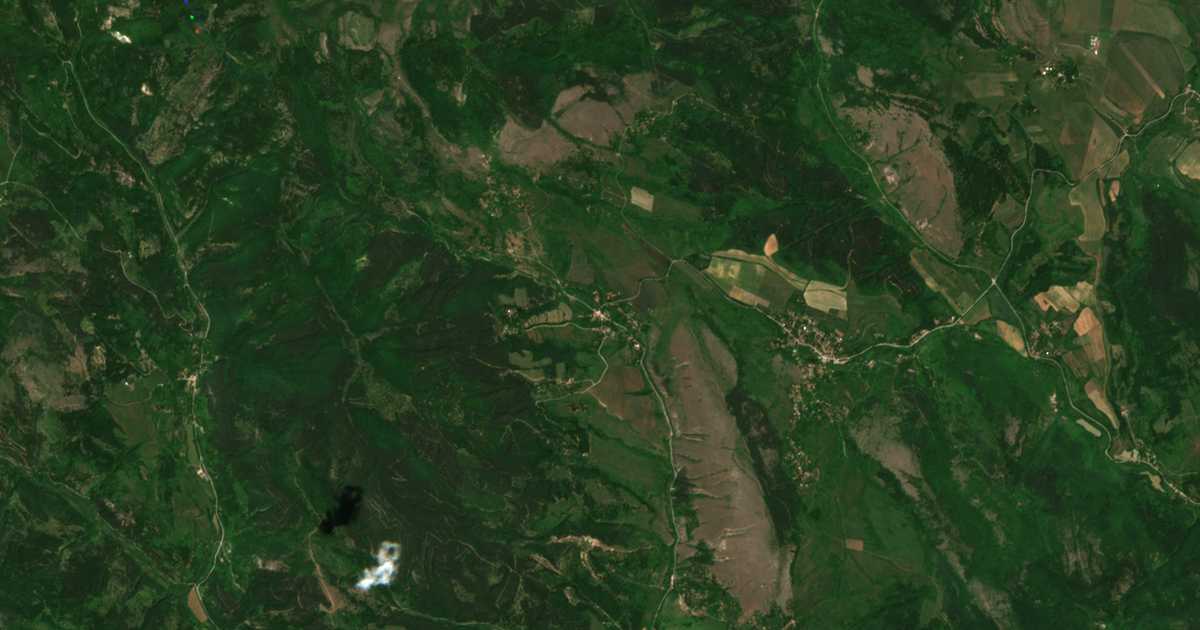 Mapa por satélite de Mureno