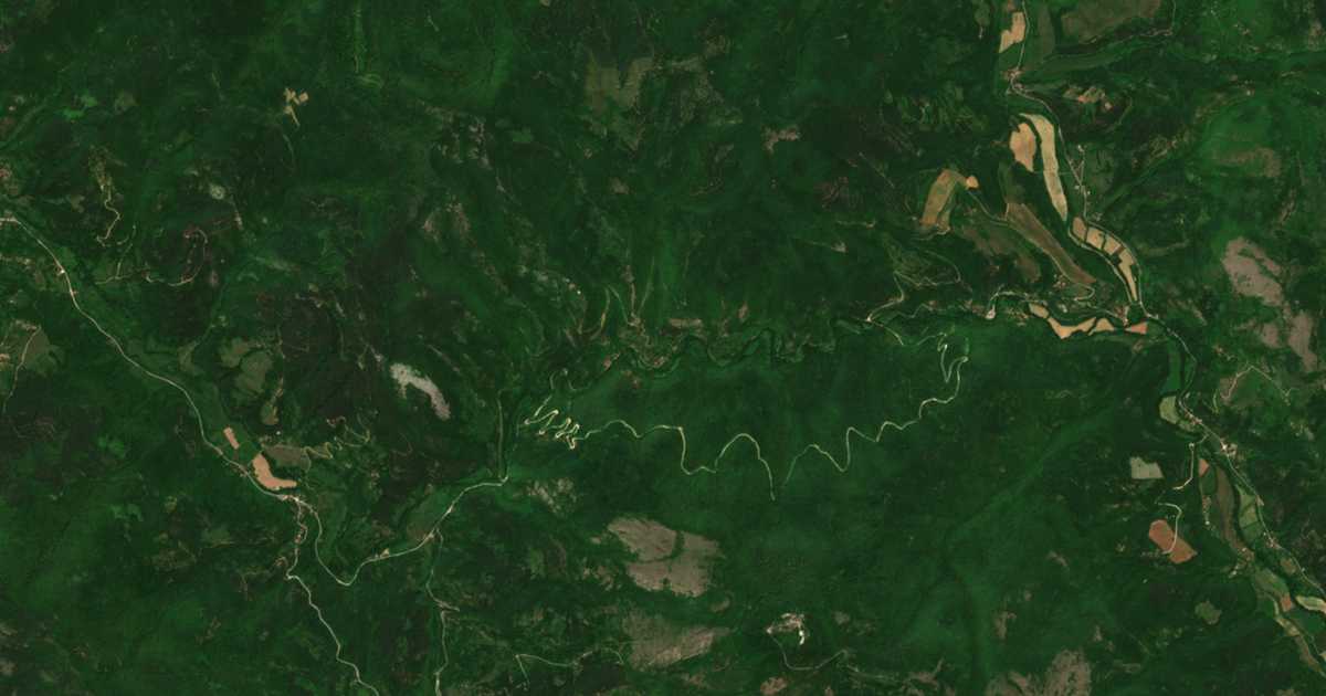 Mapa por satélite de Rajanci