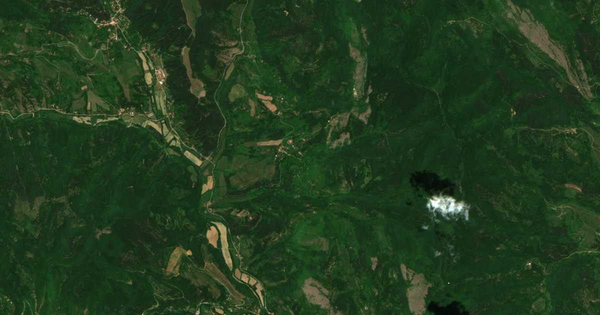 Mapa por satélite de Smirov dol