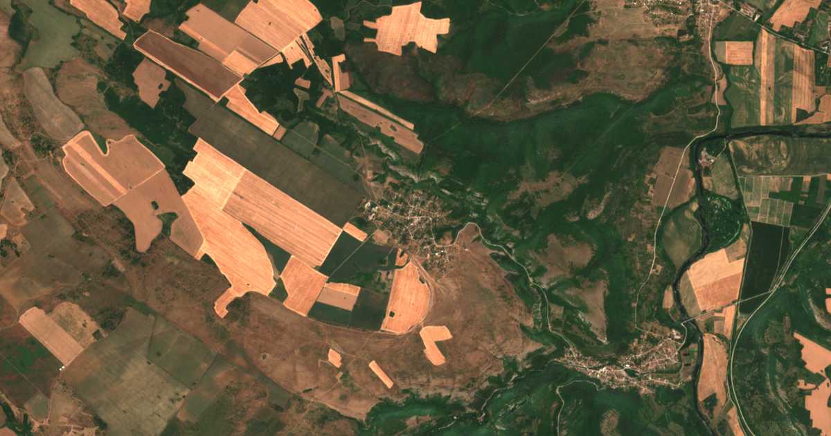 Mapa por satélite de Bresté