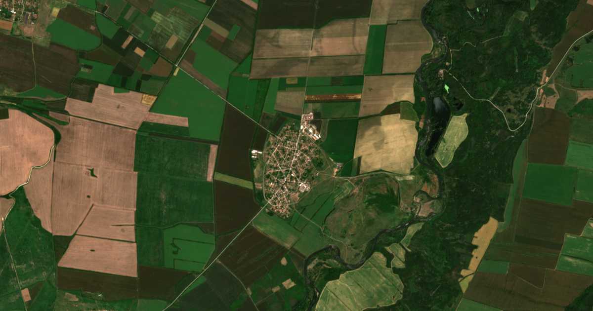 Mapa por satélite de Glavá