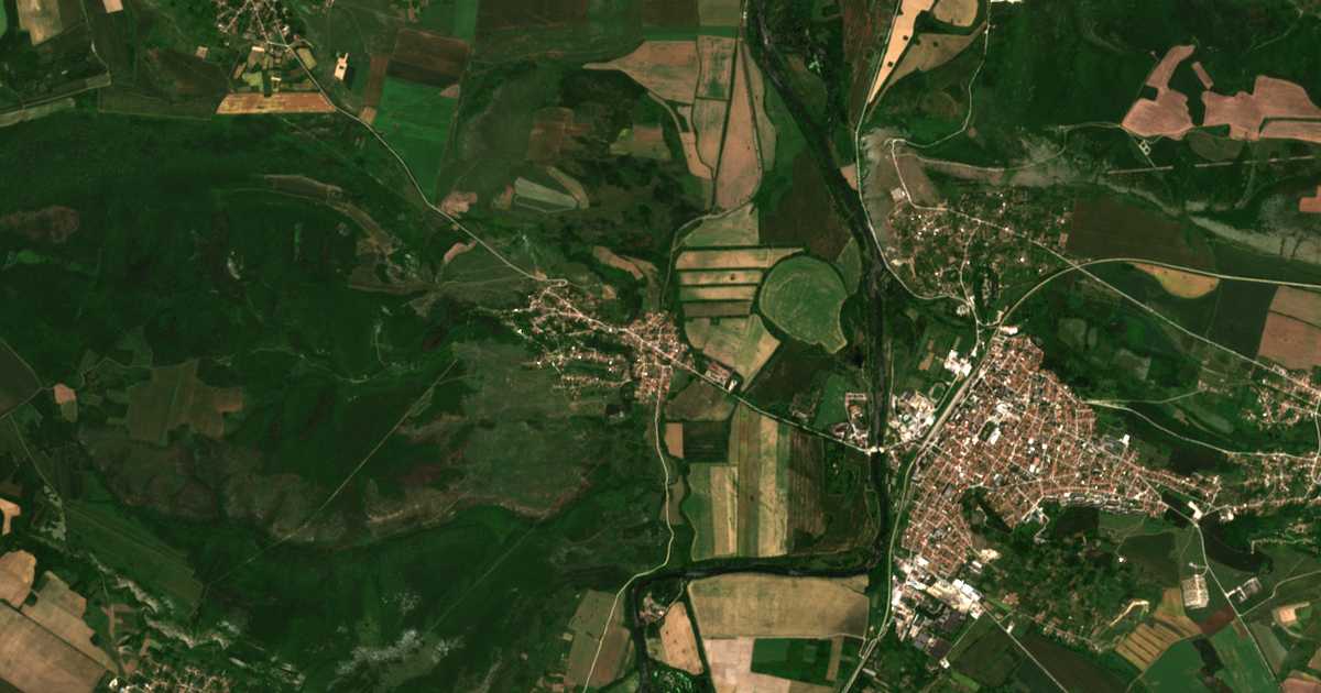Mapa por satélite de Górnik
