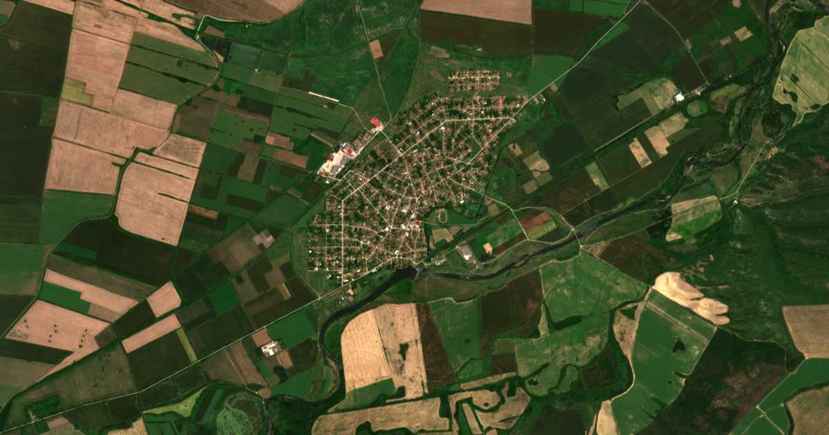 Mapa por satélite de Koinare