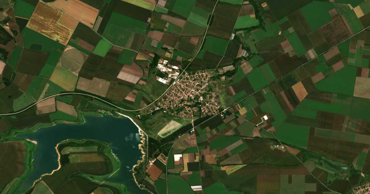 Mapa por satélite de Gorni Dǎbnik