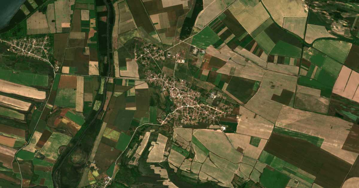 Mapa por satélite de Guiguén