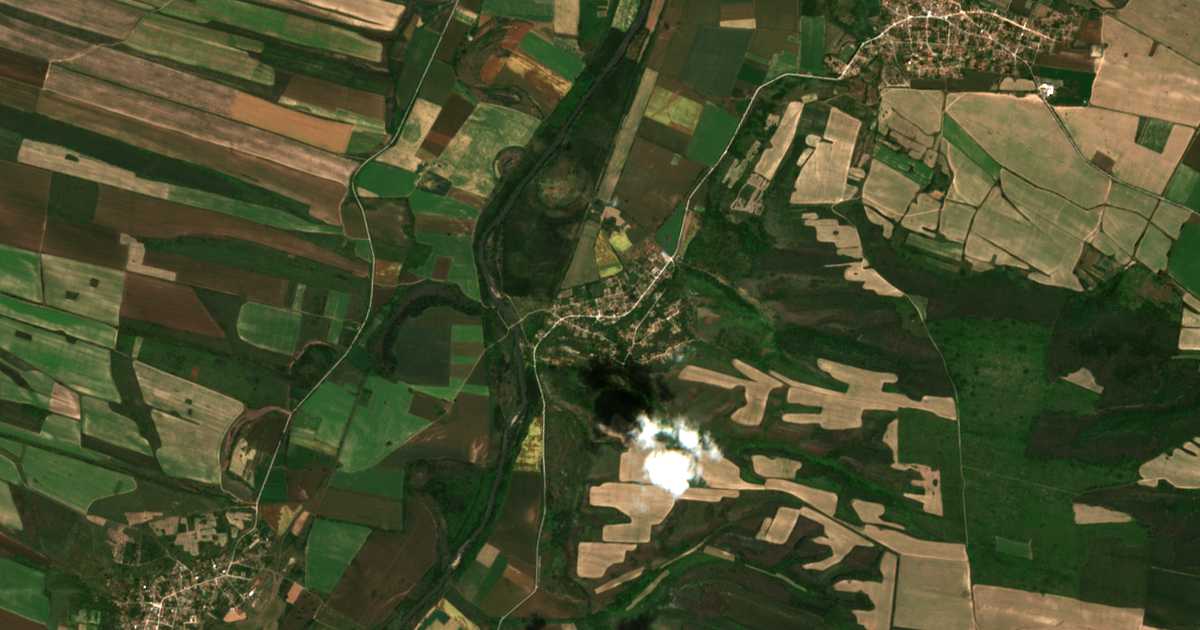 Mapa por satélite de Iskǎr