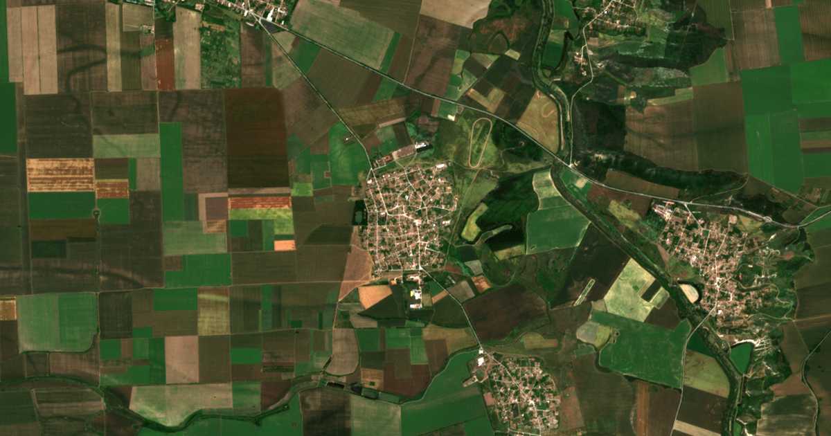 Mapa por satélite de Málchika
