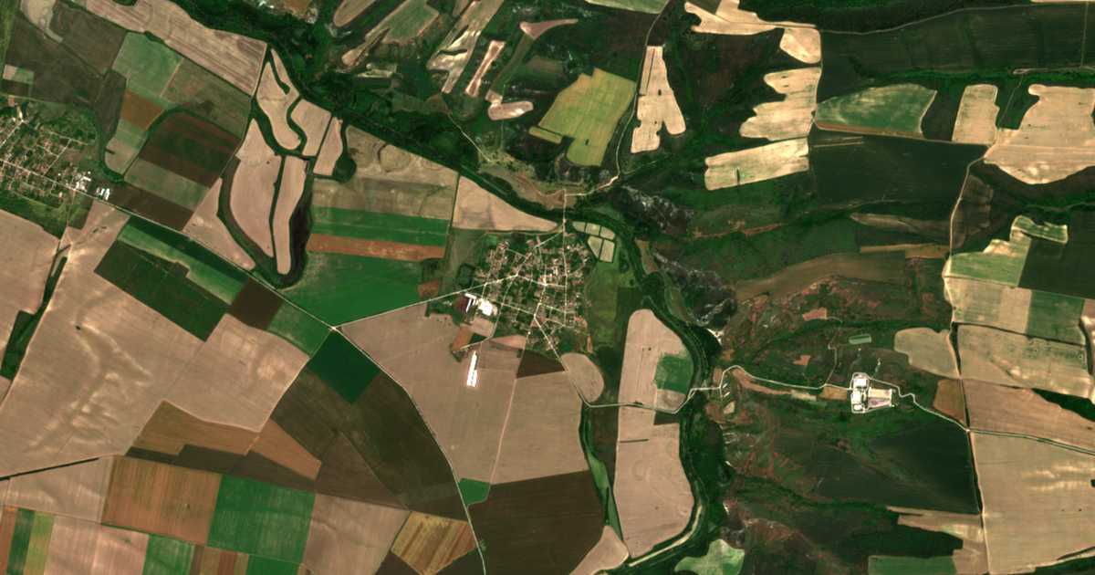 Mapa por satélite de Sanadinovo