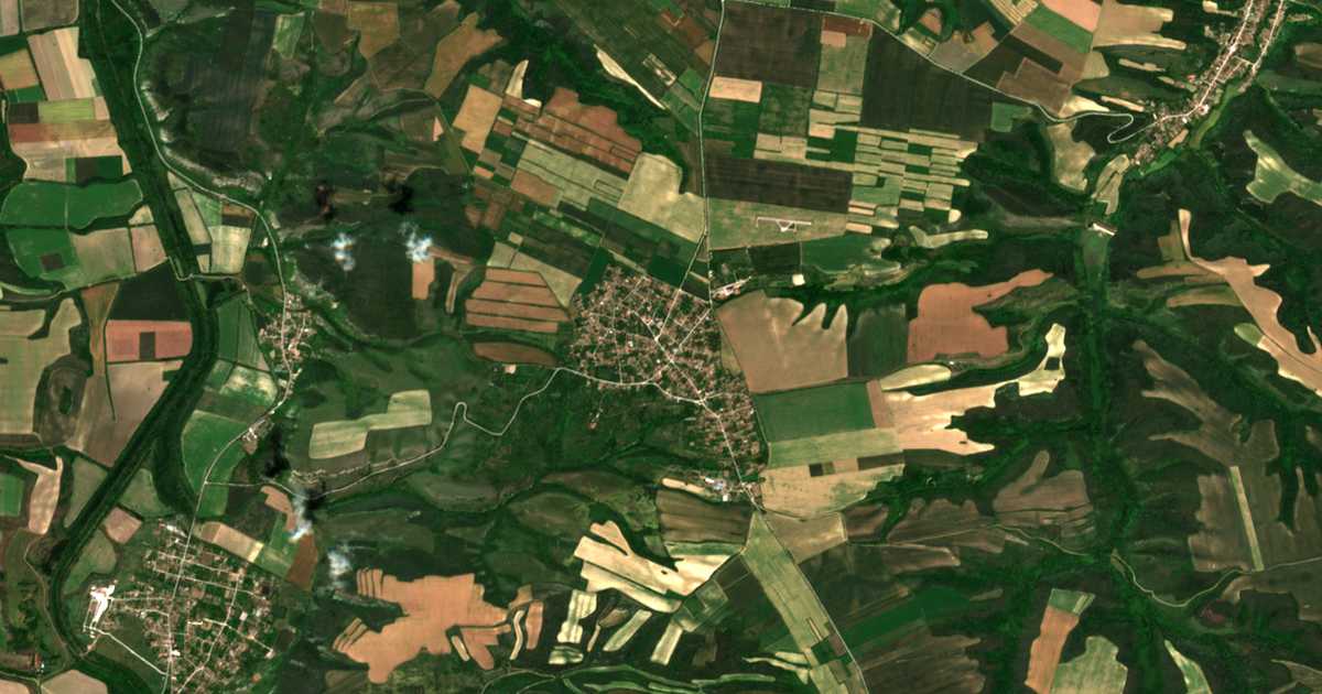 Mapa por satélite de Vábel