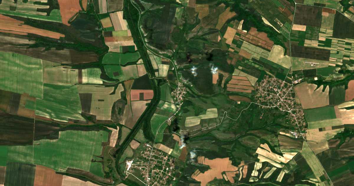 Mapa por satélite de Žernov