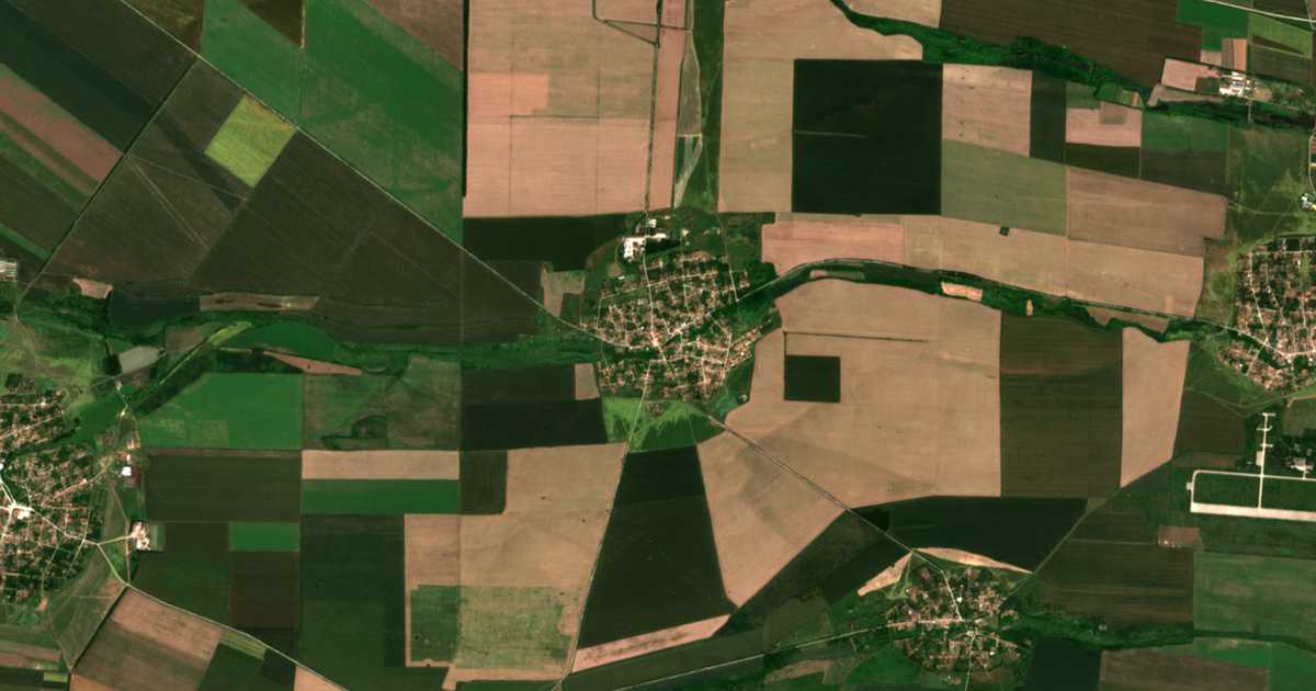 Mapa por satélite de Ódarne