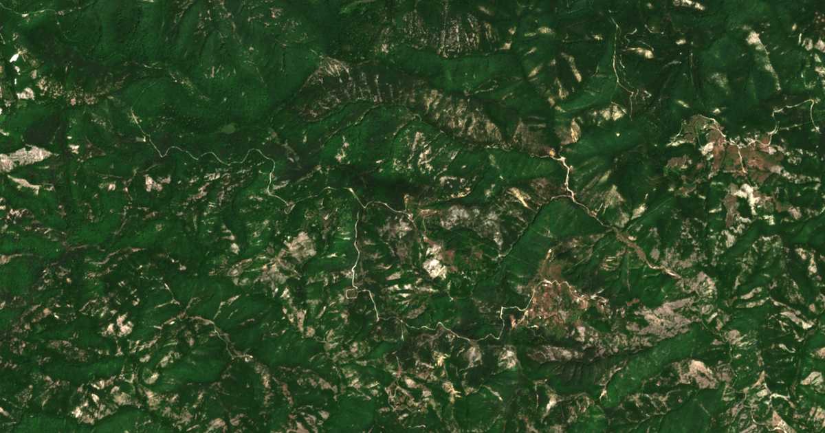 Mapa por satélite de Bor