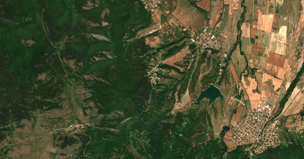 Mapa por satélite de Gornoslav