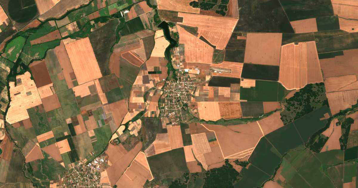 Mapa por satélite de Konuš