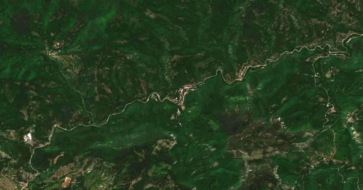 Mapa por satélite de Narečenski Bani
