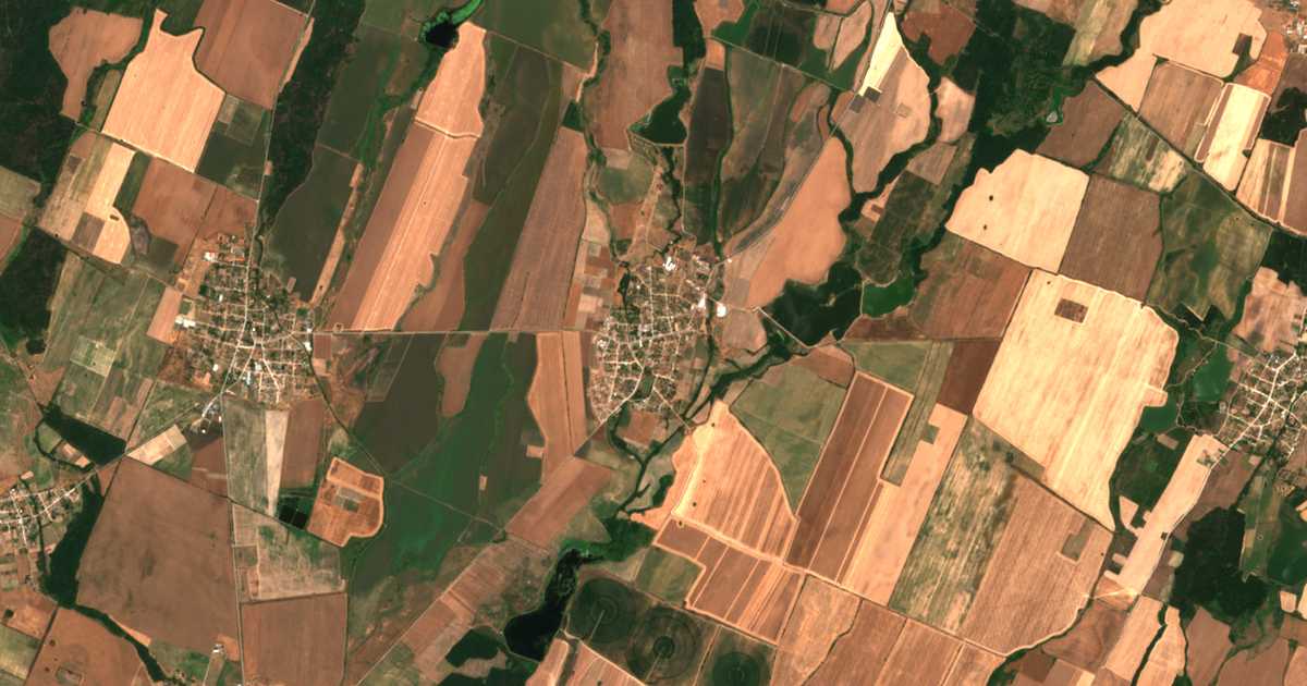 Mapa por satélite de Borec
