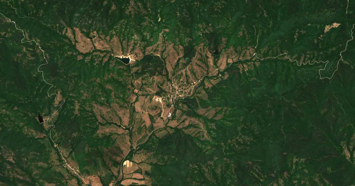 Mapa por satélite de Rozovec