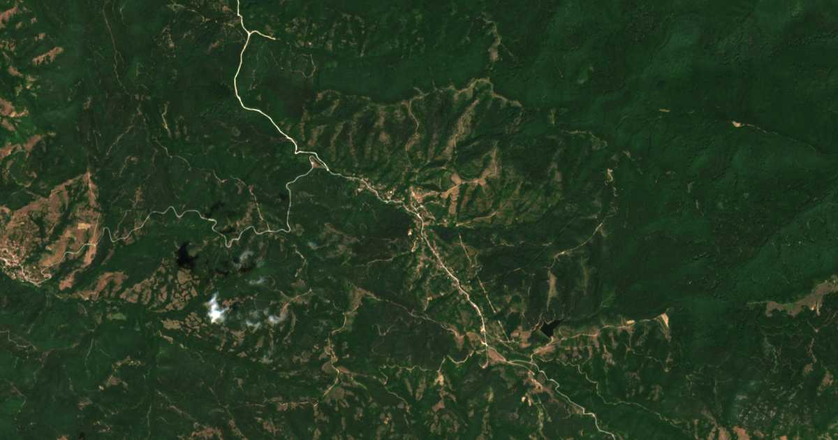 Mapa por satélite de Svežen