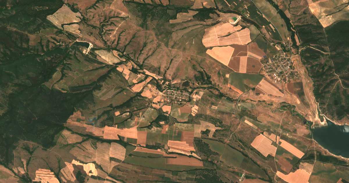 Mapa por satélite de Malo Kruševo