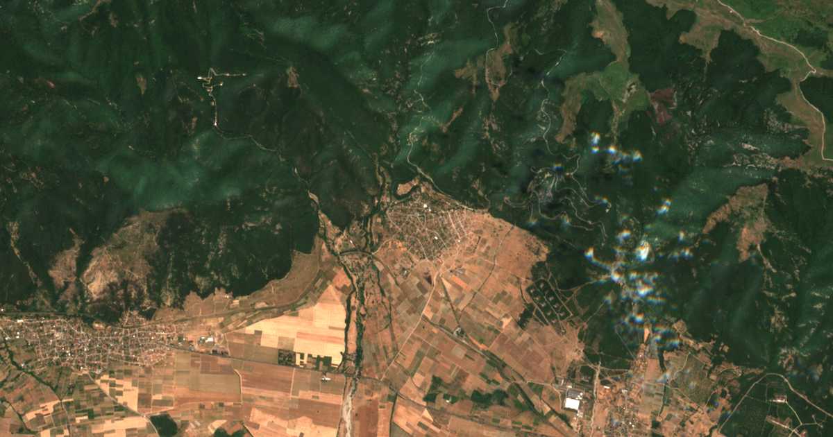 Mapa por satélite de Hristo Danovo