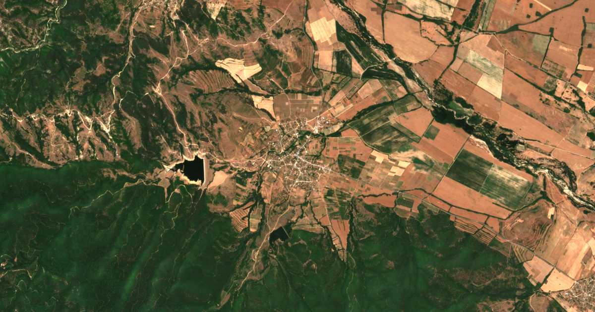 Mapa por satélite de Kliment