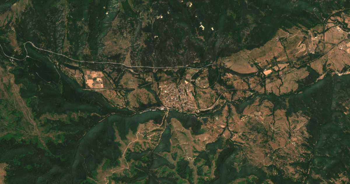 Mapa por satélite de Klisura
