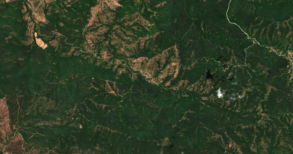 Mapa por satélite de Mračenik