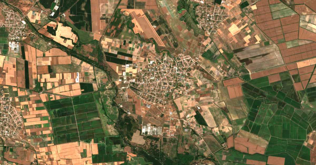 Mapa por satélite de Manole