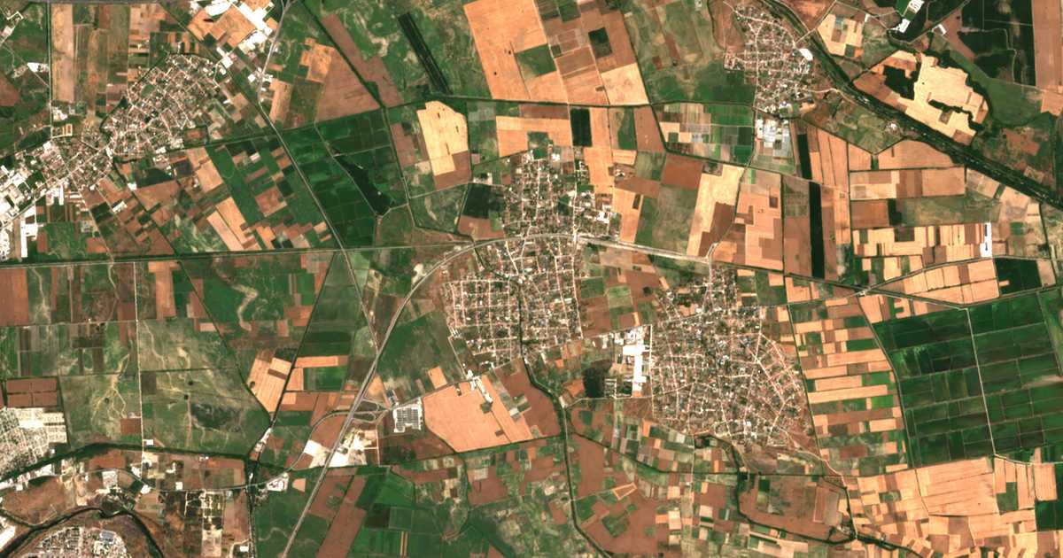 Mapa por satélite de Skutare